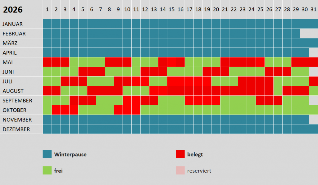 belegungskalender 2026